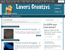 Tablet Screenshot of lavoricreativi.org